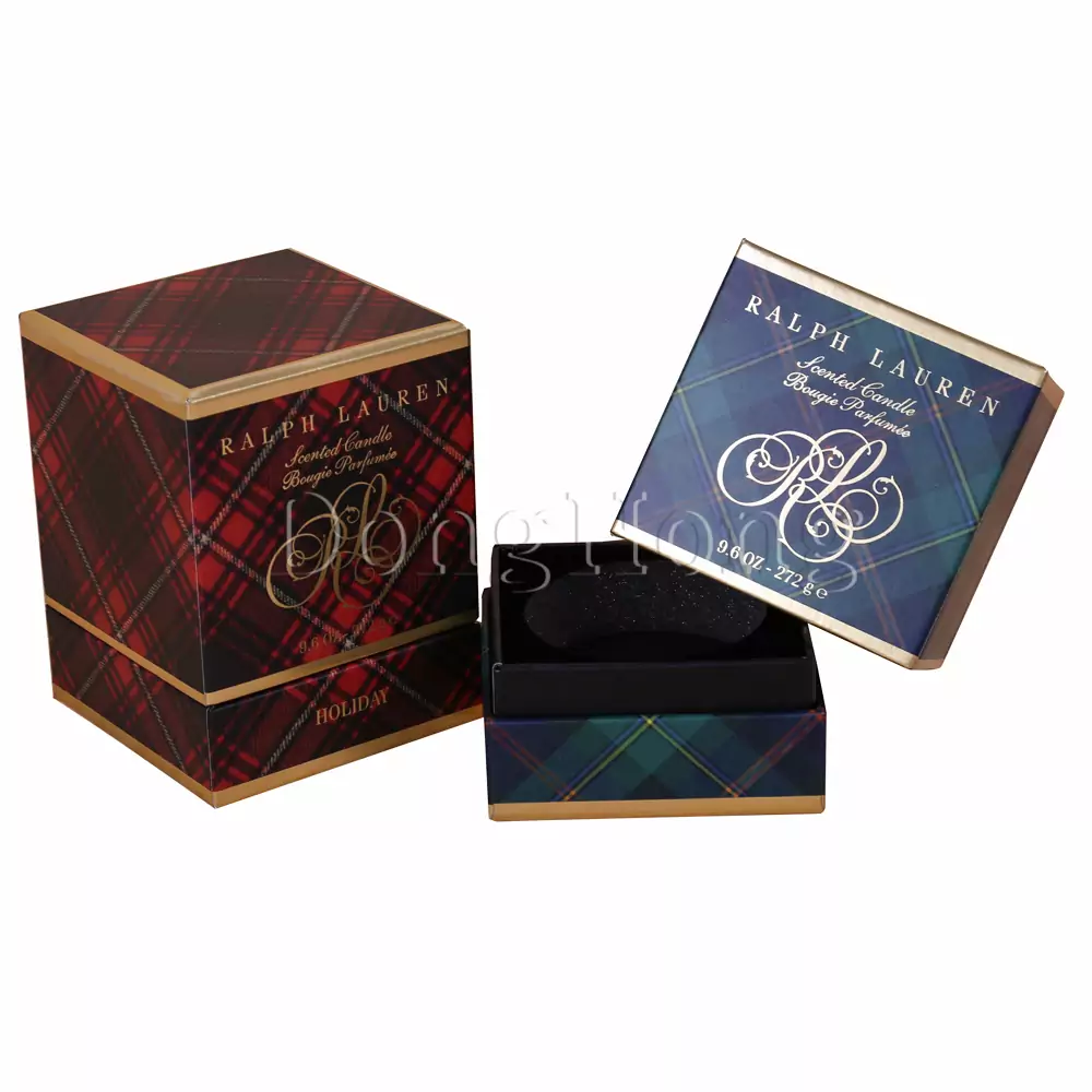 Gilt-edged Square Gift Perfume Boxes