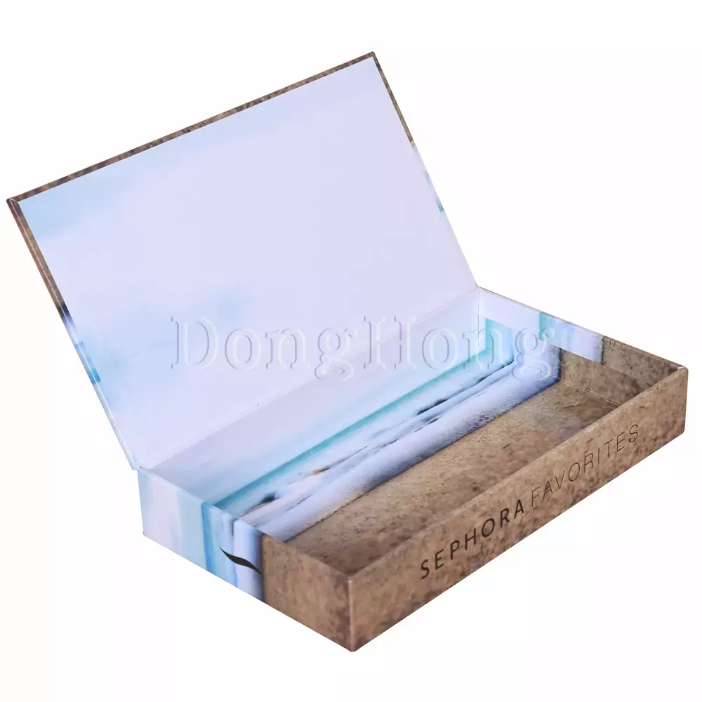 Book Shape Magnetic Cosmetic Gift Boxes 