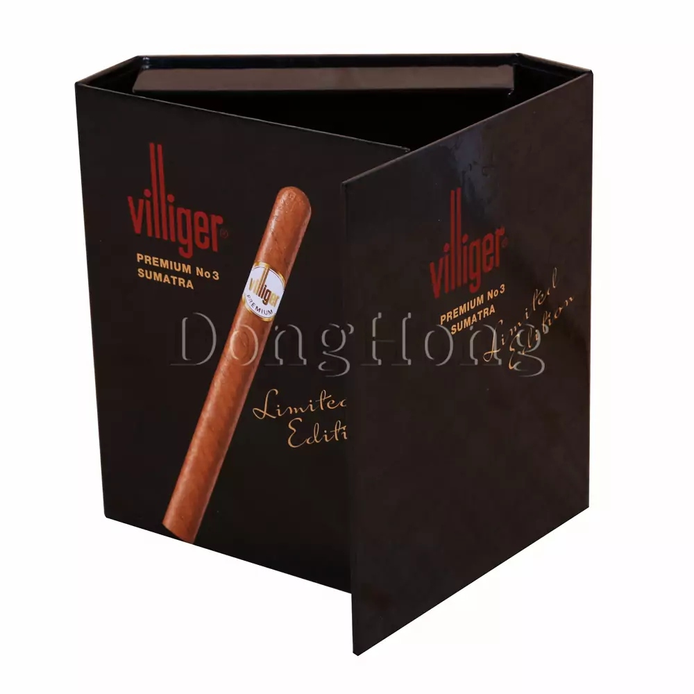 Magnetic Black Customized Cigar Packaging 