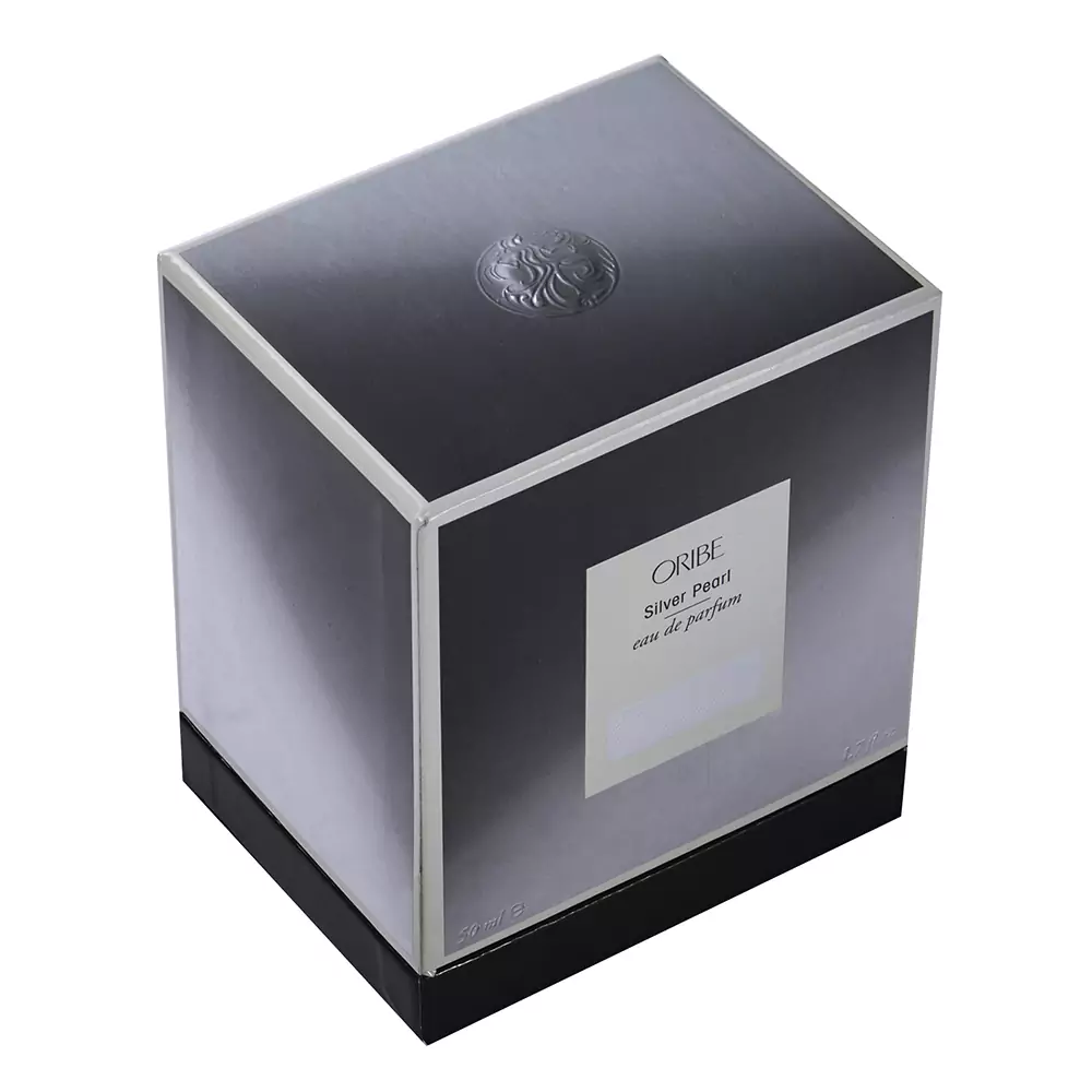 Luxury Unique Silver Paper Perfume Gift 