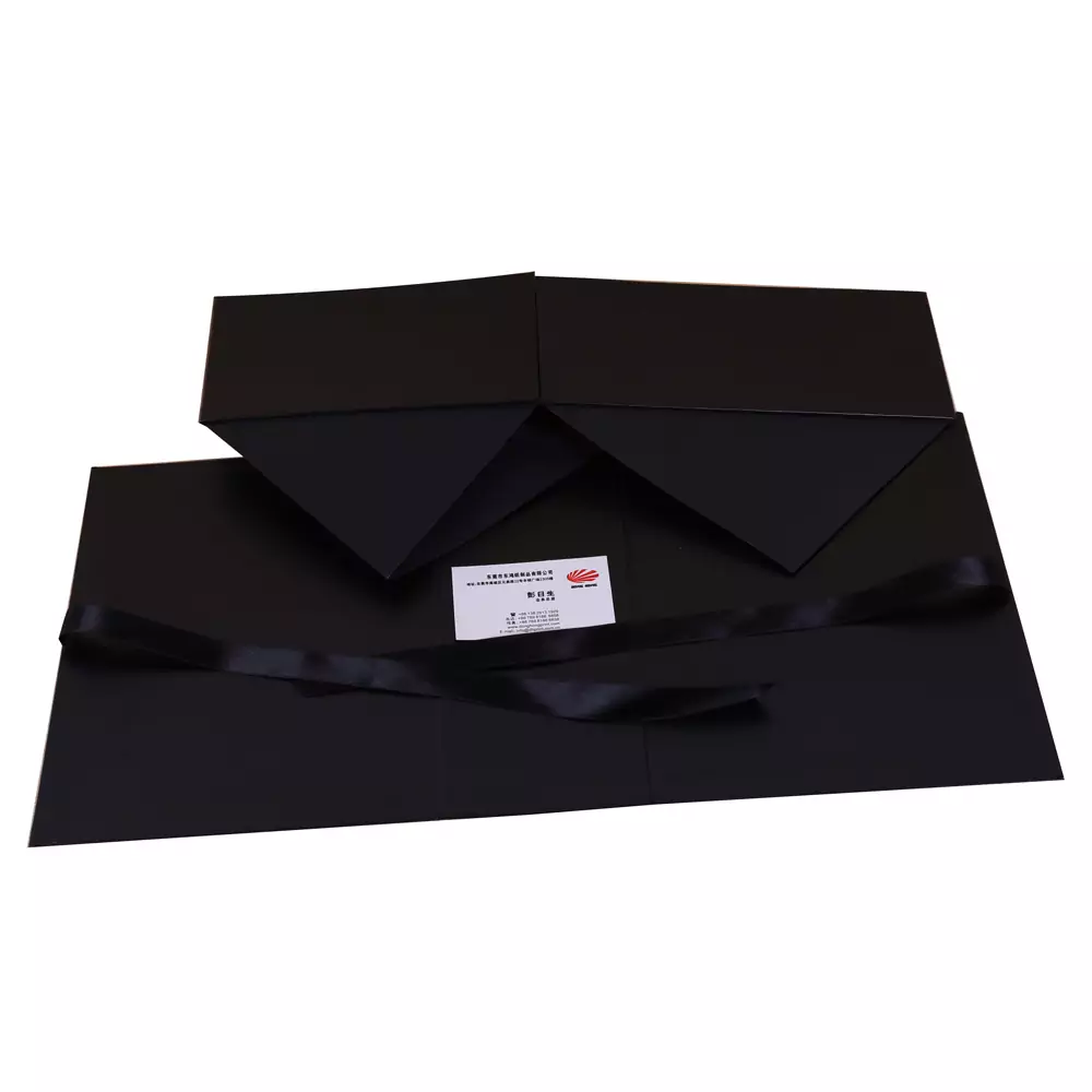 Customized Folding Paper Box with Ribbon