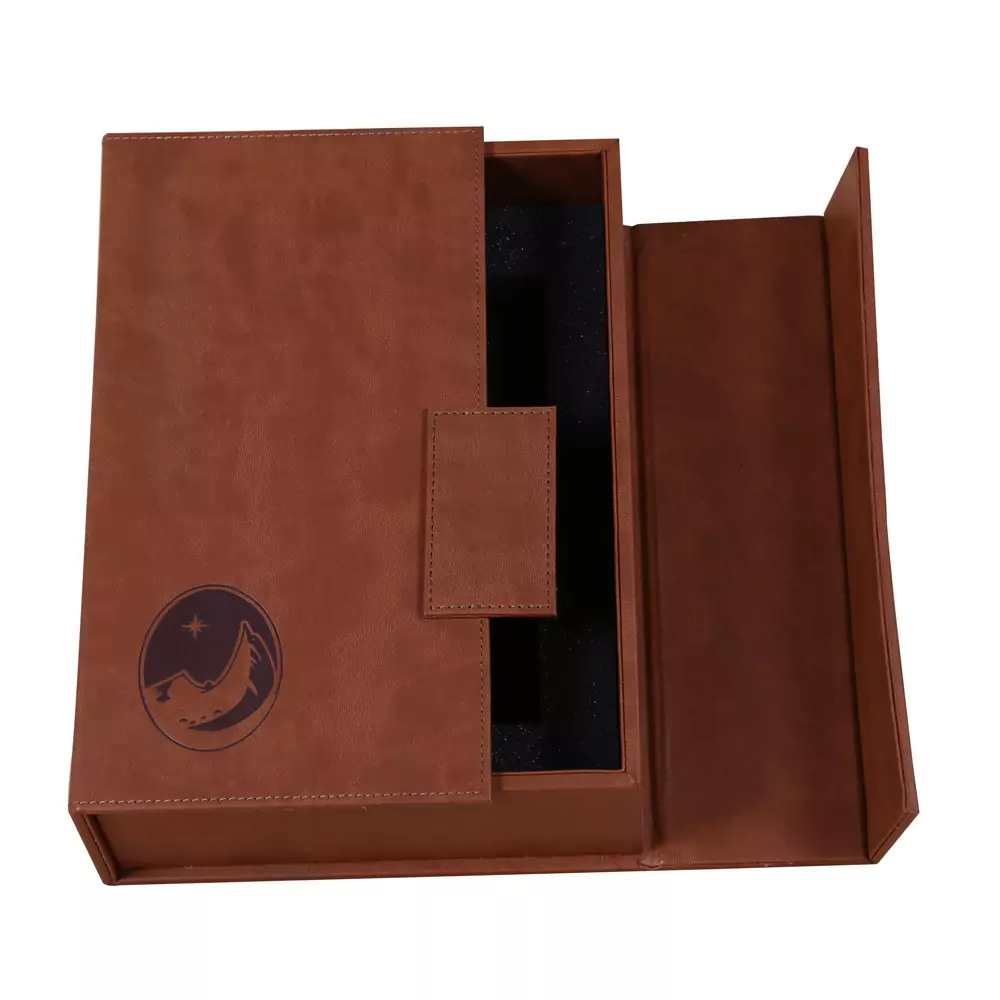 Luxury Leather Box With Foam Insert