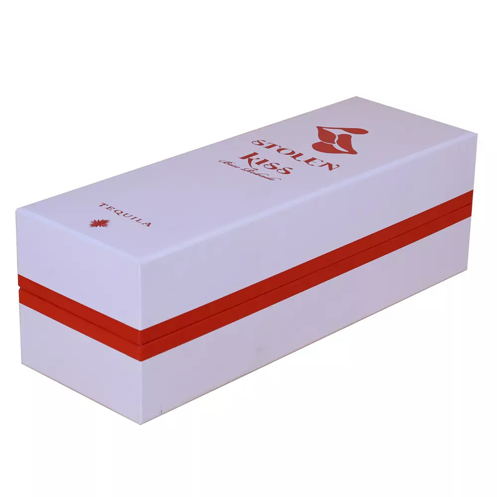 Red Foil Printing Packaging Wine Boxes
