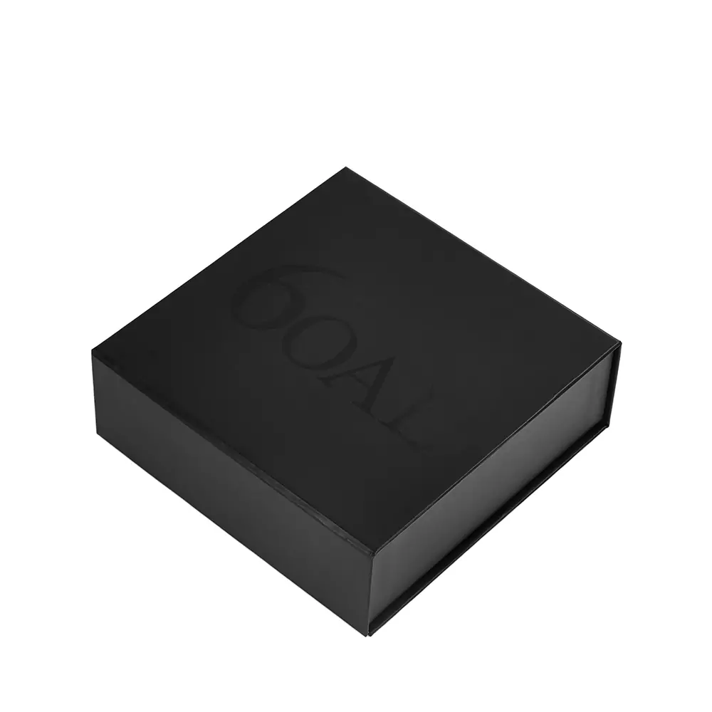 Black Spot UV Custom Magnetic Box with S