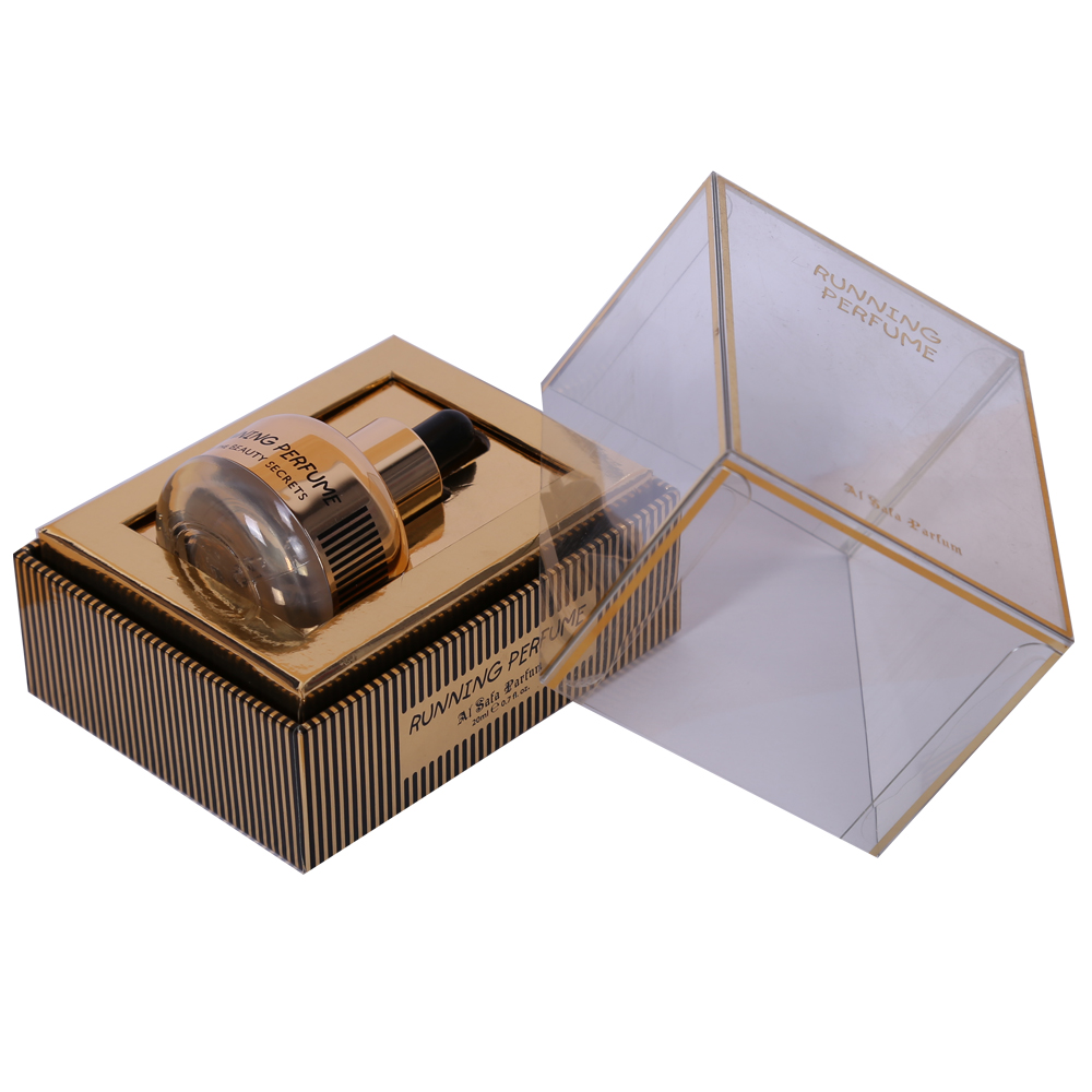 Fancy,rigid,perfume box,Luxury Perfume Box With PVC Lid-DHP Factory