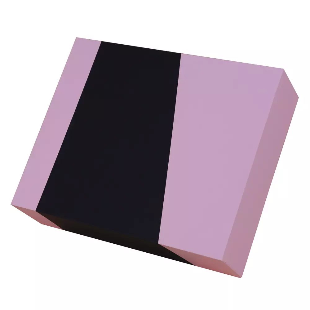 Sturdy 2-Piece Pink-and-Black Packaging 