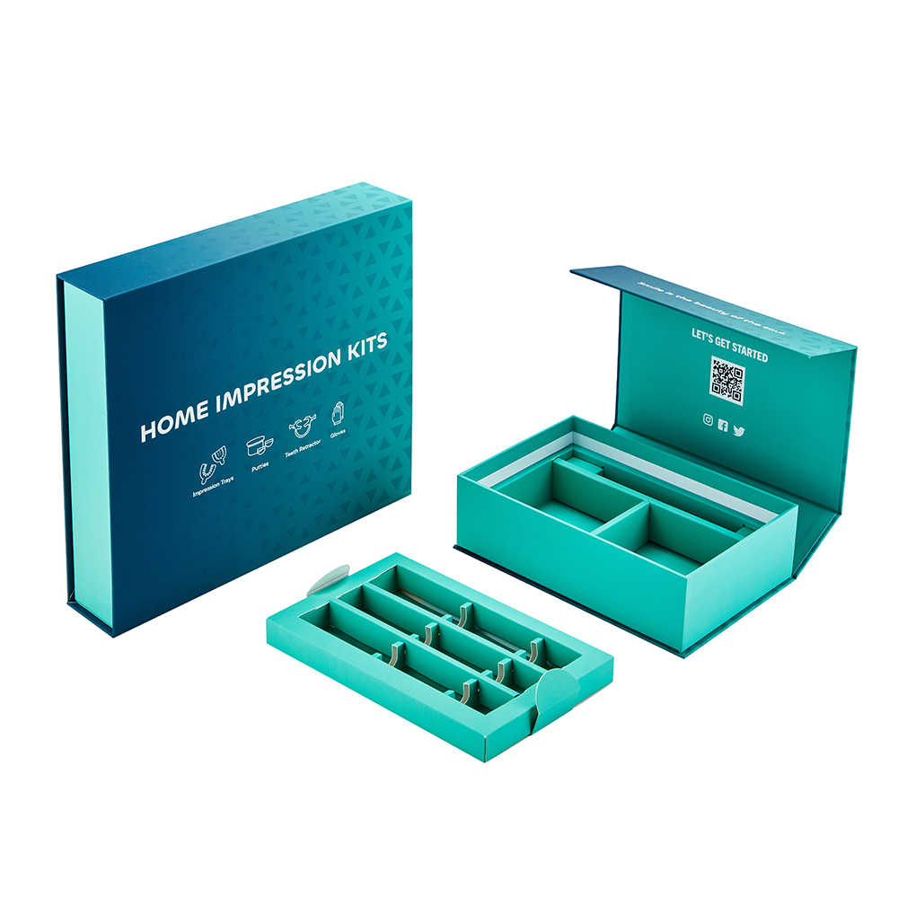 Teeth Whitening Kit Dental Aligner Packaging Box with Insert 