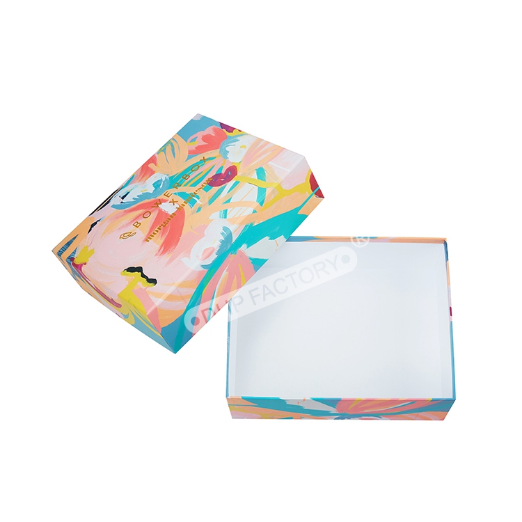 2-Piece Square Hard Paper Gift Box 