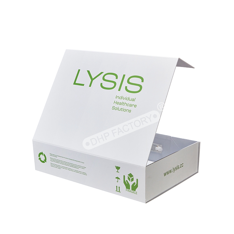 Eco-Friendly Magnetic Rigid Box for Healthcare Packaging  Custom Logo 