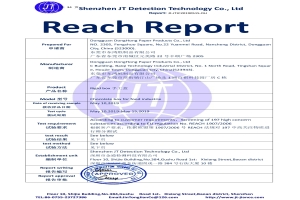 REACH Certificate