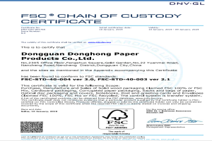 FSC Certificate